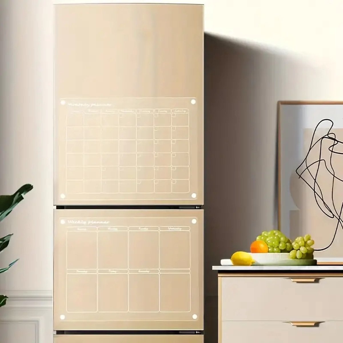 Milorra Magnetische Planner – Fridge & Wall Organizer