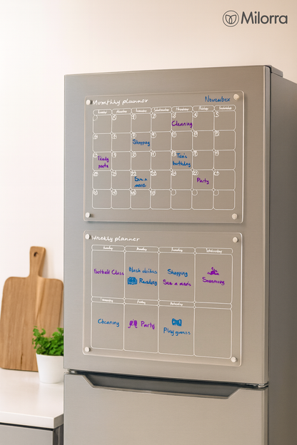 Milorra Magnetische Planner – Fridge & Wall Organizer