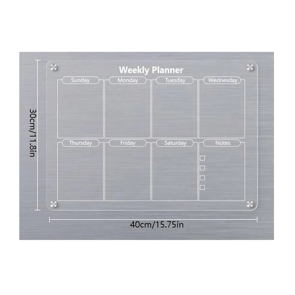 Milorra Magnetische Planner – Fridge & Wall Organizer