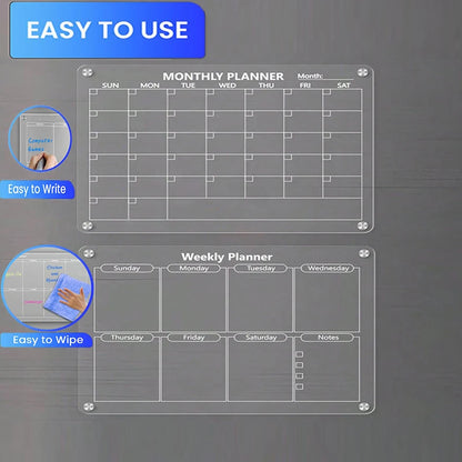 Milorra Magnetische Planner – Fridge & Wall Organizer