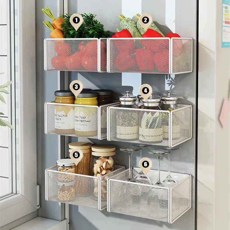 Milorra Magnetische Koelkast-Side Organizer